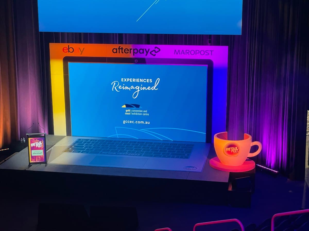 Printed event stage set