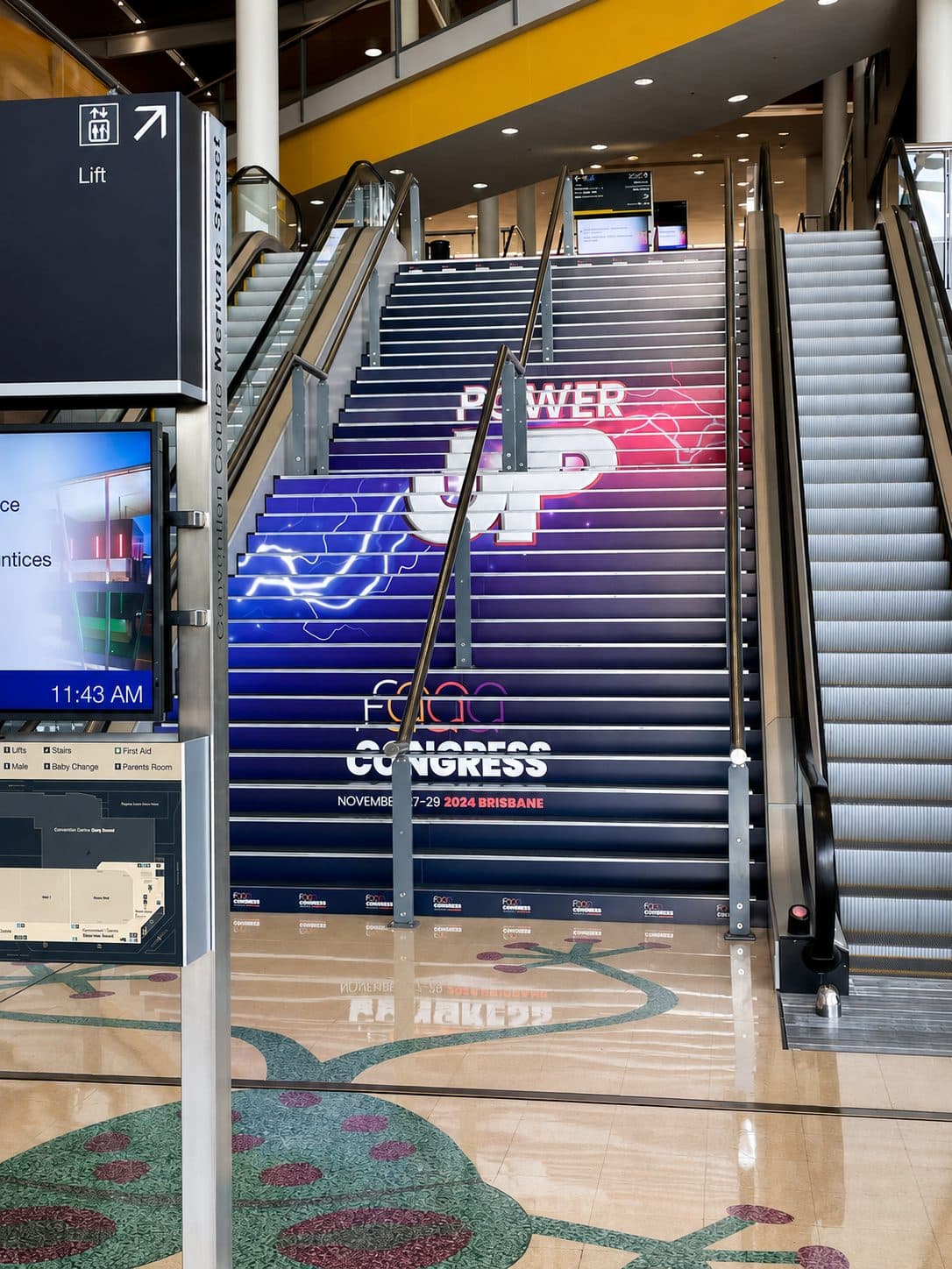 Custom stair wrap