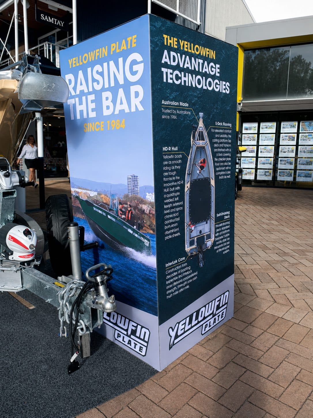 Trade show display wrap
