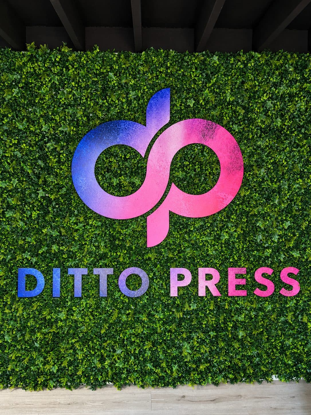 Large cut out logo