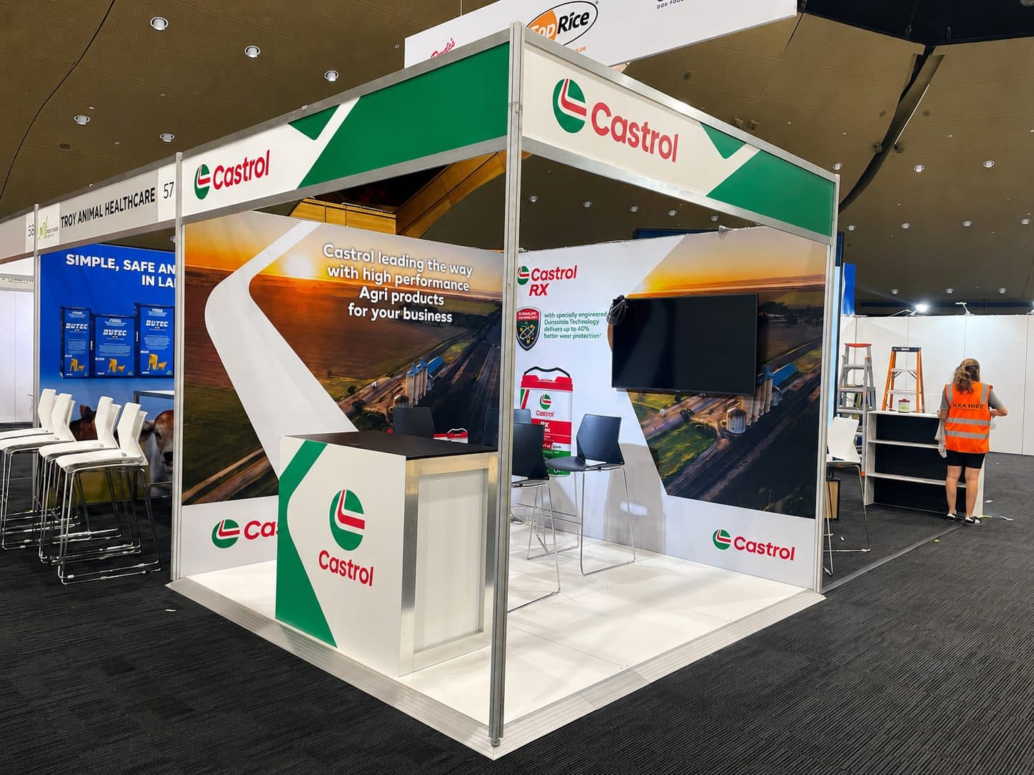 Exhibition booth walls