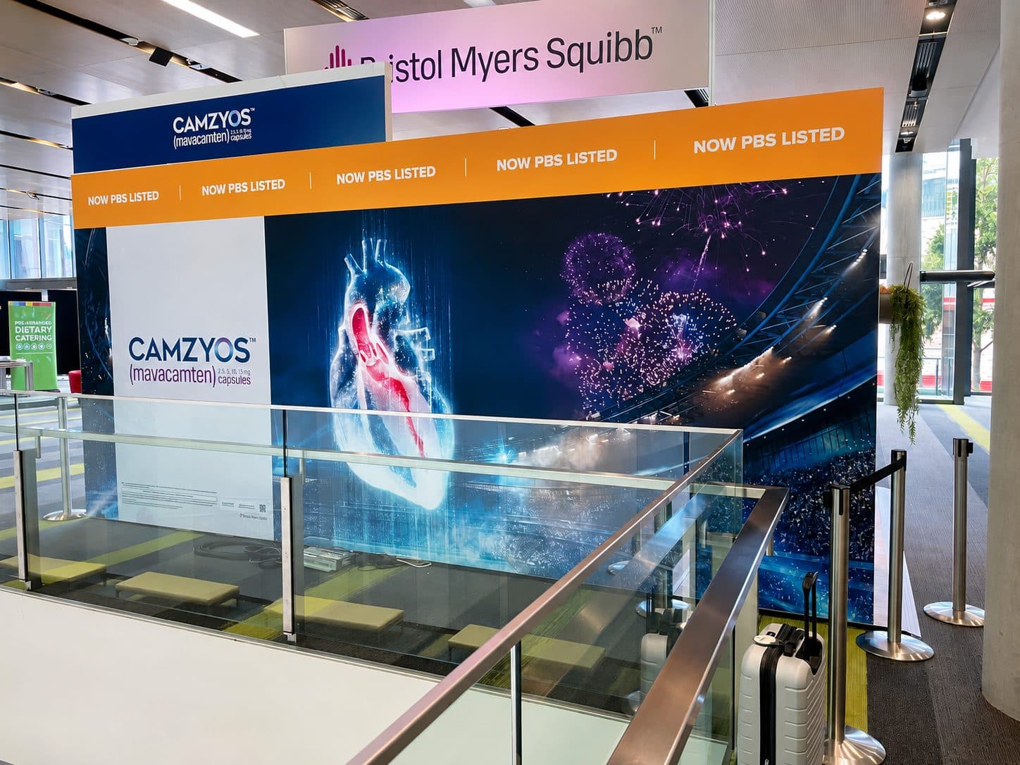 Printed exhibition wall