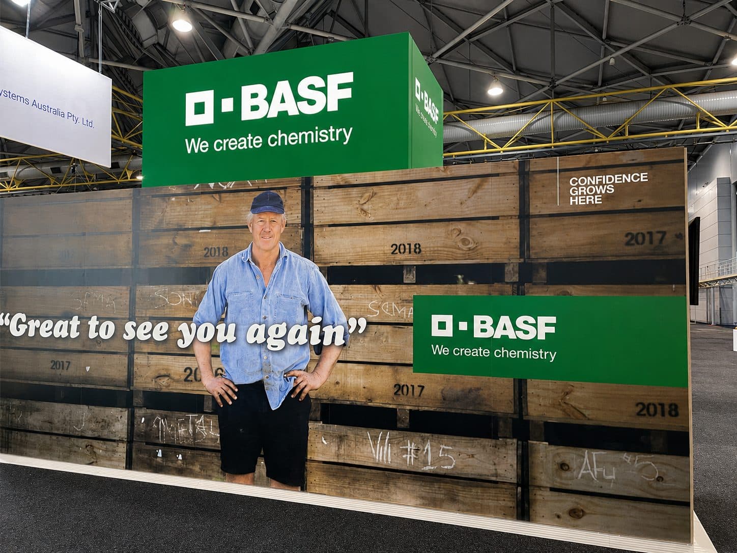 Large format stand print