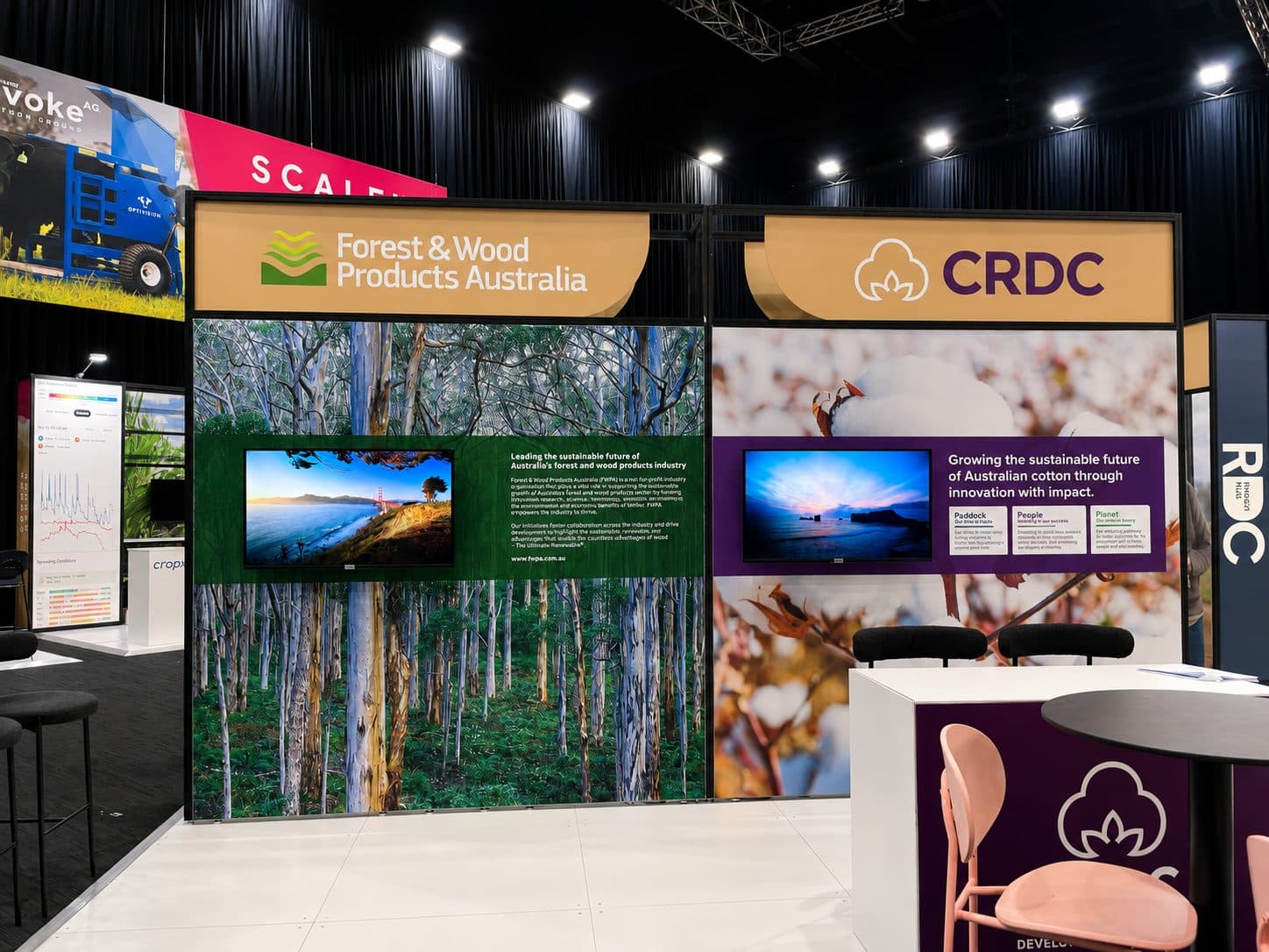 Large format stand print