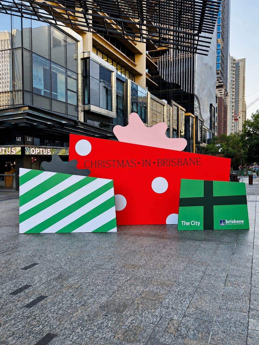 Event installation in a public mall