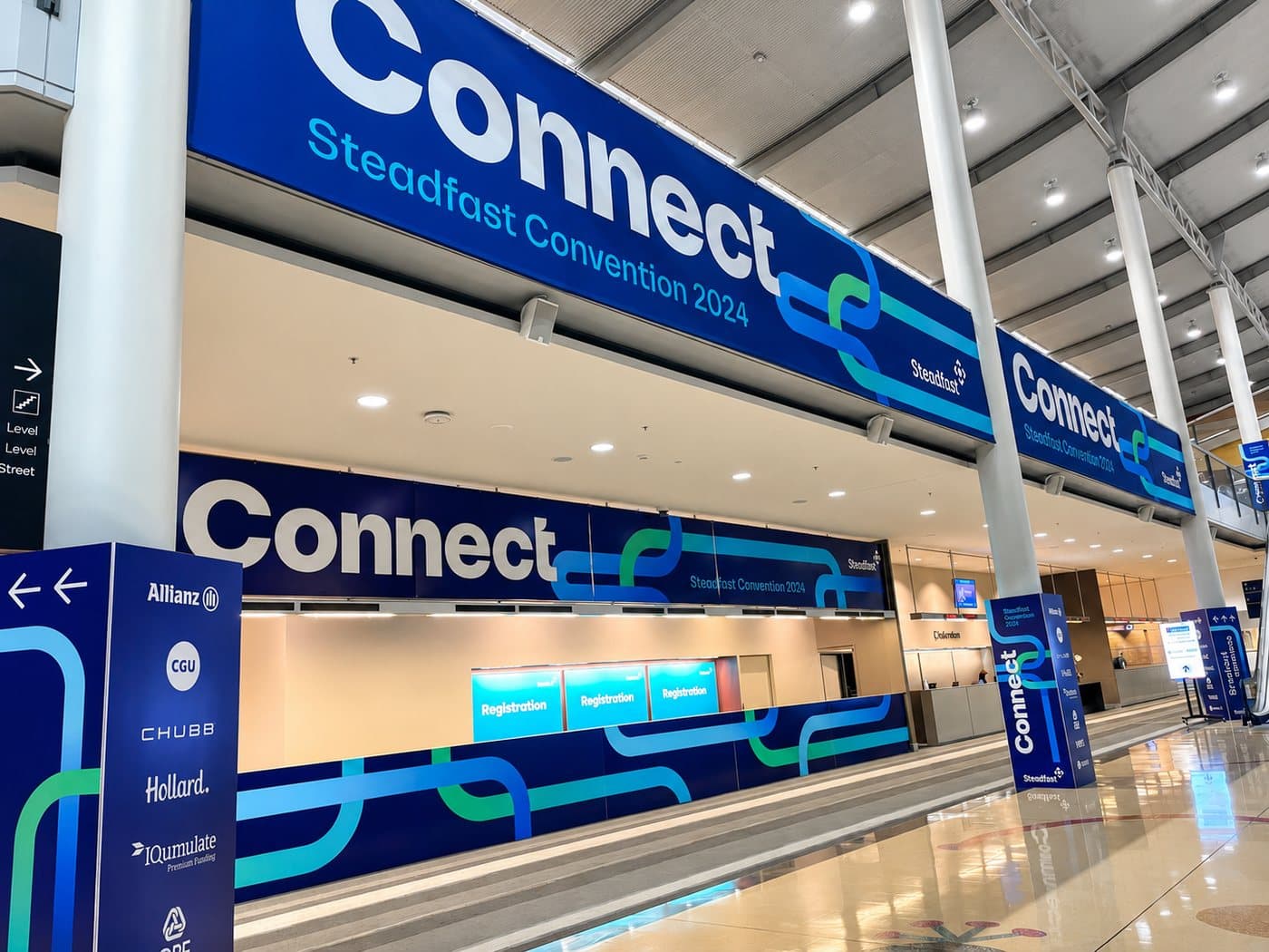 Event signage and wayfinding