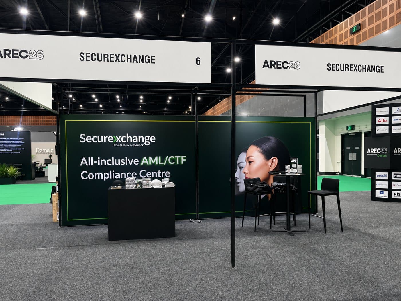 Printed exhibition display stand